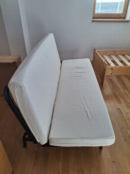 Rozkládací gauč, rozměr 190x130cm s matrací - 2