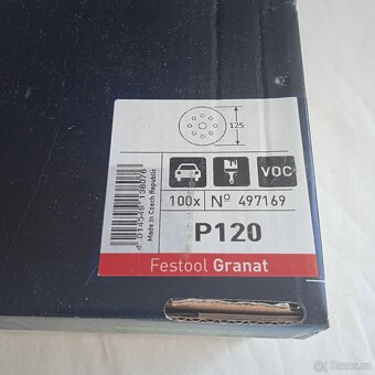Festool brusná plátna 120 suchý zip. - 2