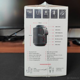NEROZBALENÝ Swissten Ultimate Bluetooth reproduktor, 24W - 2
