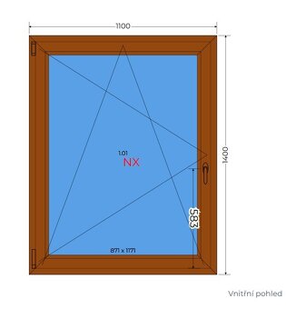 Okno 110/140 - 2