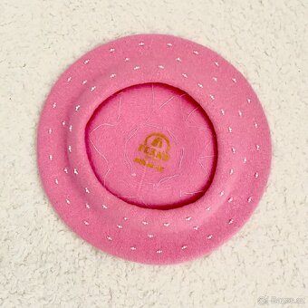 Dámský vlněný baret čepice vel. 56-57 - 2