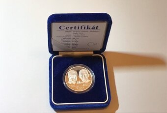 Unikátní stříbrné mince a medaile – limitované edice - PROOF - 2
