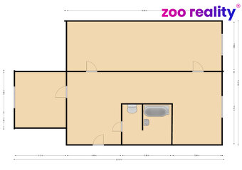 Prodej, byt 2+1, 61 m2, OV, Chomutov, ul. Komenského - 2