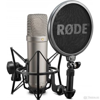 Mikrofon Rode NT1-A a zvuková karta M-audio M-Track 2x2M - 2