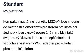 Klimatizace  MITSUBUSHI ELECTRIC – NOVÁ TOP ZNAČKA - 2