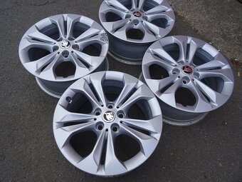 Alu disky Škoda 17", 5x112, ET 52, šíře 7,5J - 2