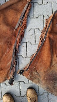 Kožené west. chapsy - 2