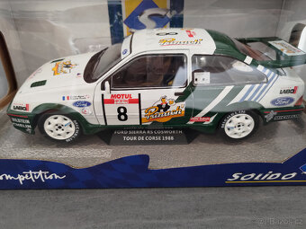1:18 Ford Sierra Cosworth Auriol Tour De Corse 1988 - SOLIDO - 2