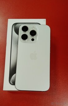 Apple iPhone 15 Pro 128GB White - stav A záruka - 2