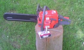 Motorová pila Oleo-Mac + nová lišta + nový řetěz - 2