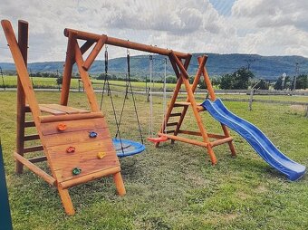 Dětské hřiště z kulatiny „Tymek“ – vlastní výroba - 2