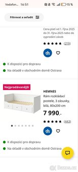 Rozkládací postel - 2