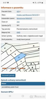 Pozemek k výstavbě rybníků  - Bohučovice - 2