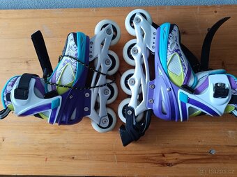 kolečkové in-line dívčí brusle 35-38 - 2