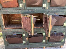 Prodám králíkárnu,6 a 9 kotců - 2