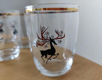 Retro malé likérové sklenky ( 100 ccm/ml) - 2