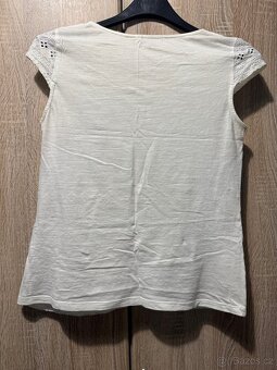 Bílé tričko CAMAïEU - 2