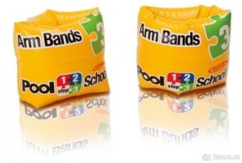 2x plavecký kruh a dětské rukávky kulaté dvoukomorové - 2