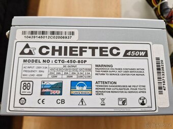 CHIEFTEC zdroj SFX-450BS / 450W - 2