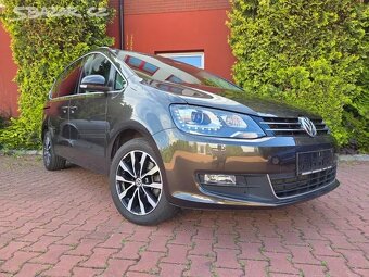 VW Sharan 2.0TDI 110kW,2015,DSG,xenon,taž,serviska - 2