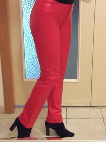 kožené dámské luxusní kalhoty prodám - 2