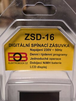 Digitální spínací zásuvka ZSD-16 (2ks) - 2