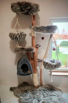 Luxusní kočičí strom, škrabadlo - 2