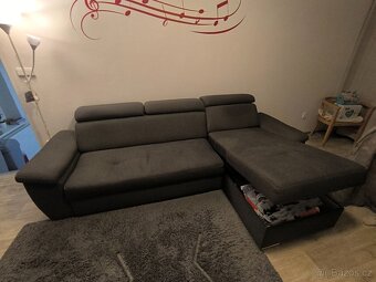 Gauč rozkládací s úložným prostorem - 2