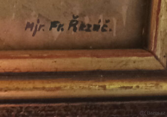 obraz Fr.Řezáč - Venkovský domek - 2