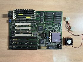 QDI P5I437P410/FMB Socket7 + Pentium 120MHz + 4xRAM + Cooler - 2
