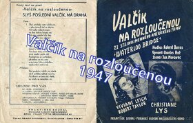 Noty Valčík na rozloučenou – 1947 - 2