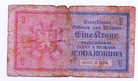Bankovky Československo protektorát - 2
