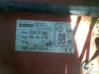 Sekačka CG TLD 534 W TR - 2