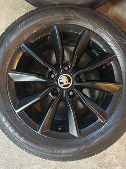 ALU Kola ŠKODA 5x112 R16 MINORIS Letní Pneu 205/55/16 - 2