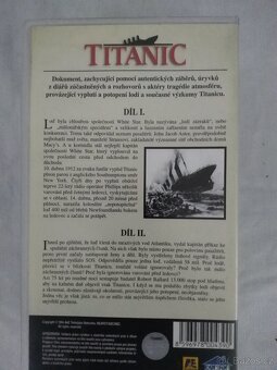 Vhs Titanic vzácné - 2