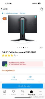 Prodám monitor alienware - 2
