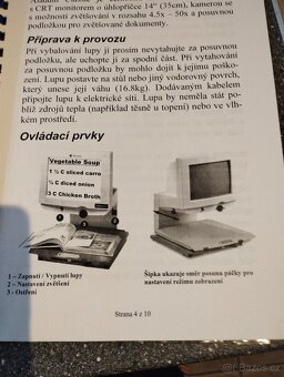 Stolní kamerová zvětšovací lupa - 2