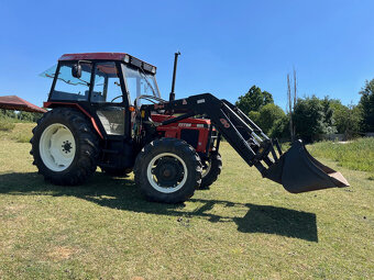 Zetor 7340 s čelním nakladačem s SPZ - 2