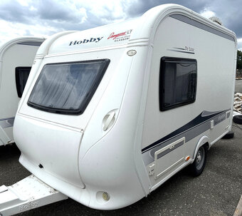 Hobby 350 TB DeLuxe, NAFUKOVACÍ PŘEDSTAN, TV,  839kg -SLEVA- - 2