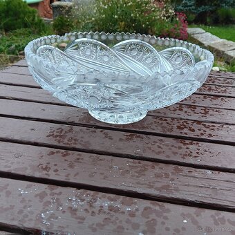 Velká skleněná mísa průměr 30cm - 2