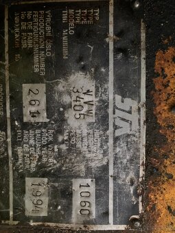 Ručně vedený vibrační válec Stavostroj 3405 - 2