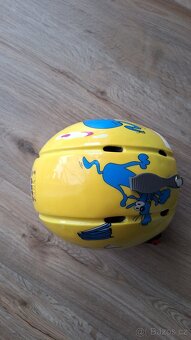 Lyžařská dětská helma a brýle, kukla - 2