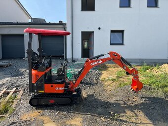 Minibagr CR11OH - J , profi uložení joysticků - 2