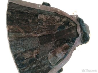 Kabát beránek +pravá kožešina - 2