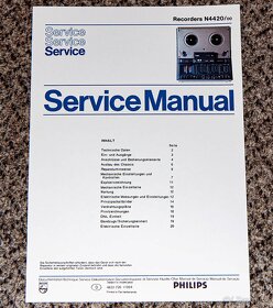 Český návod na magnetofon PHILIPS N4420 - 2