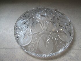 Servírovací mísa broušené sklo - 2