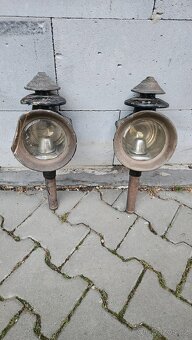 Starožitné kočárové lampy - 2
