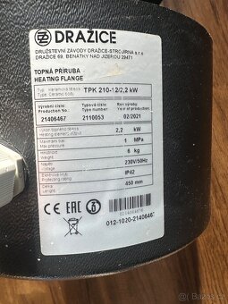 Topná příruba Dražice TPK 210-12/2,2kW - 2
