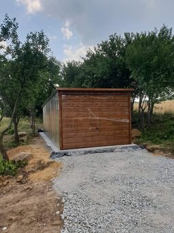 Plechová garáž 3x5m - 2