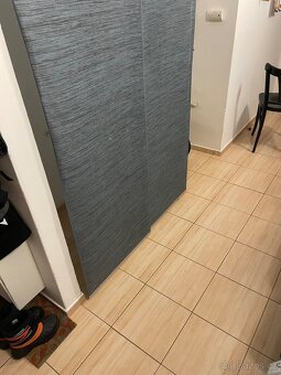 Panelové závěsy IKEA 2ks vč trojkolejnice - 2